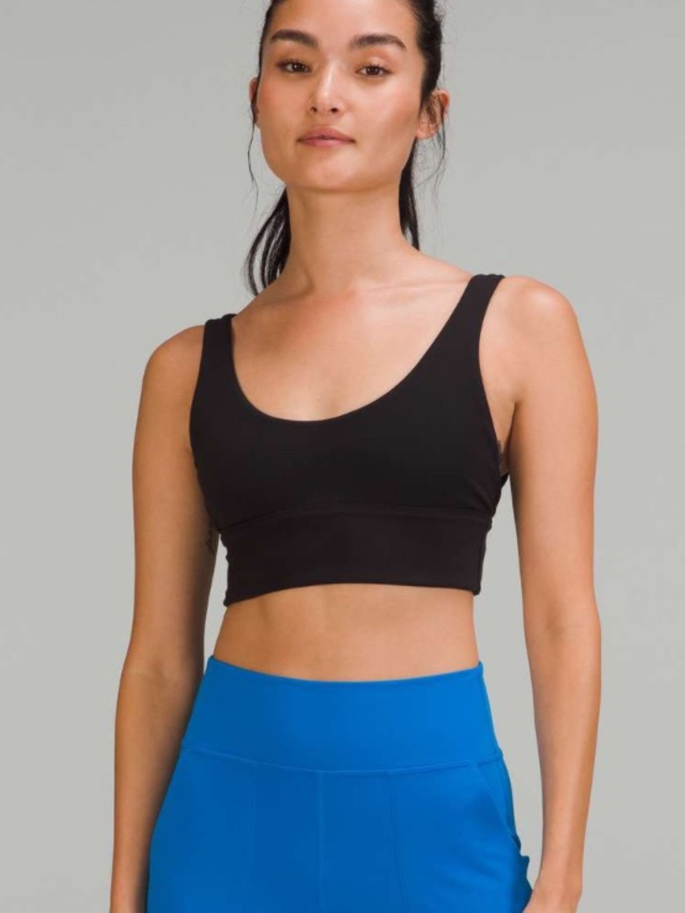 NWOT Lululemon Align Reversible Bra *Light Support, A/B Cup Black / Black